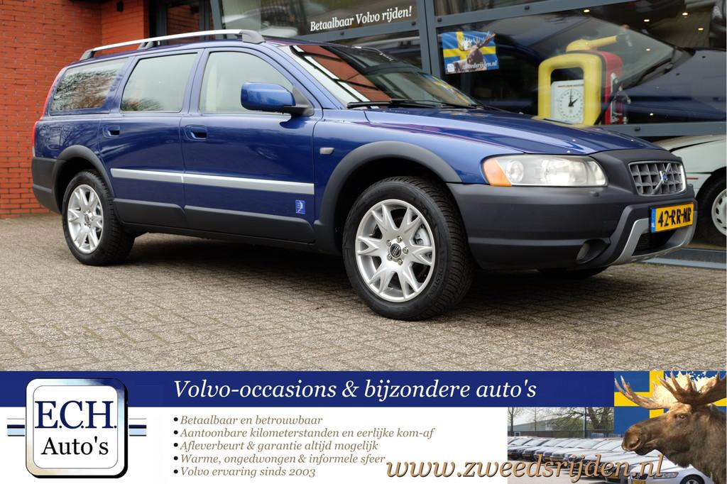 Volvo XC70 2.5T 210 pk Aut. Ocean Race, Leer, Schuifdak, Tre, Auto's, Volvo, Automaat, Met garantie (alle), Blauw, XC70