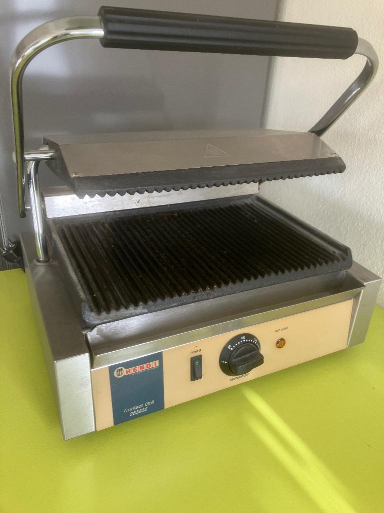 Hendi Contact Grill, Witgoed en Apparatuur, Contactgrills, Ophalen, Gebruikt