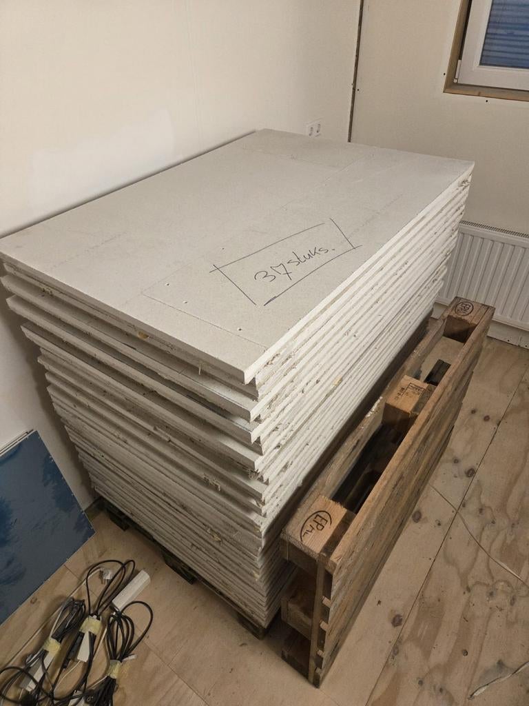 Fermacell platen - ca. 95m², Ophalen, Gebruikt