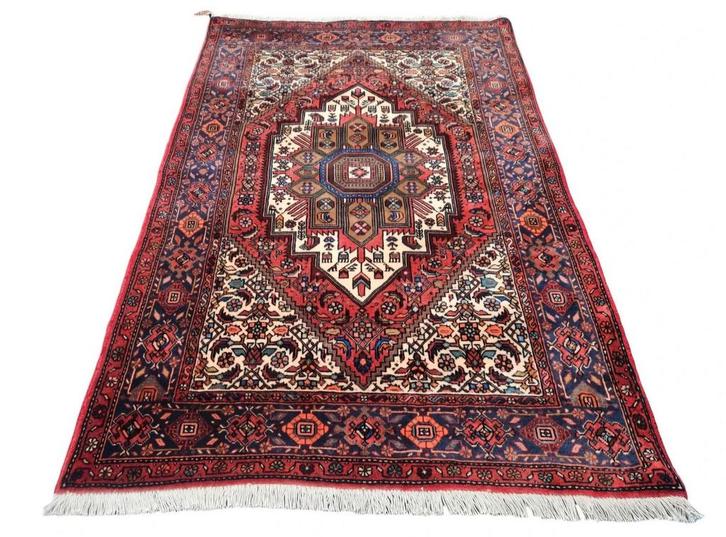 Handmade Persian wool Goltogh carpet medallion 100x150cm, Huis en Inrichting, Stoffering | Tapijten en Kleden, Zo goed als nieuw