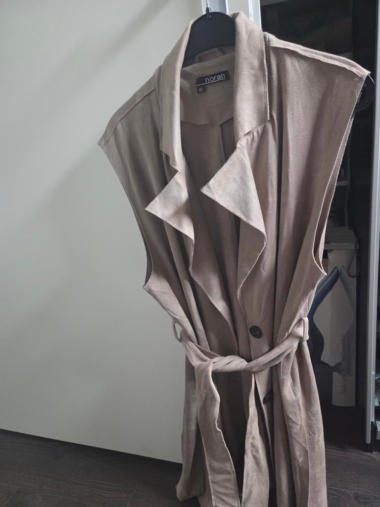 Norah gilet suedelook maat 40, Maat 38/40 (M), Beige, Ophalen of Verzenden, Zo goed als nieuw