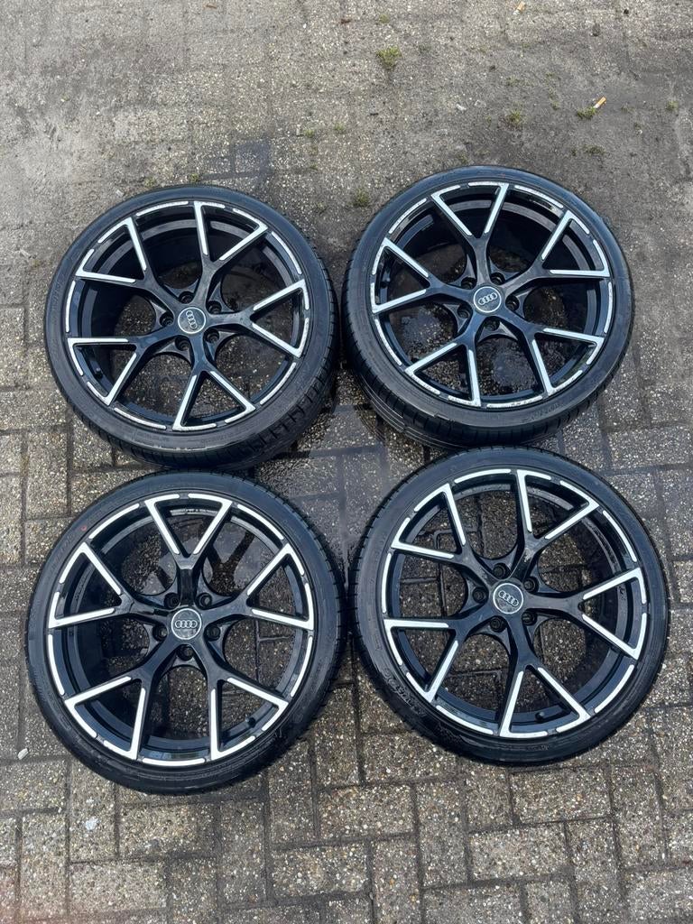 5x112 audi velgen 235 35 19 zomerbanden, Auto-onderdelen, Banden en Velgen, Gebruikt, Banden en Velgen, 235 mm, Personenwagen