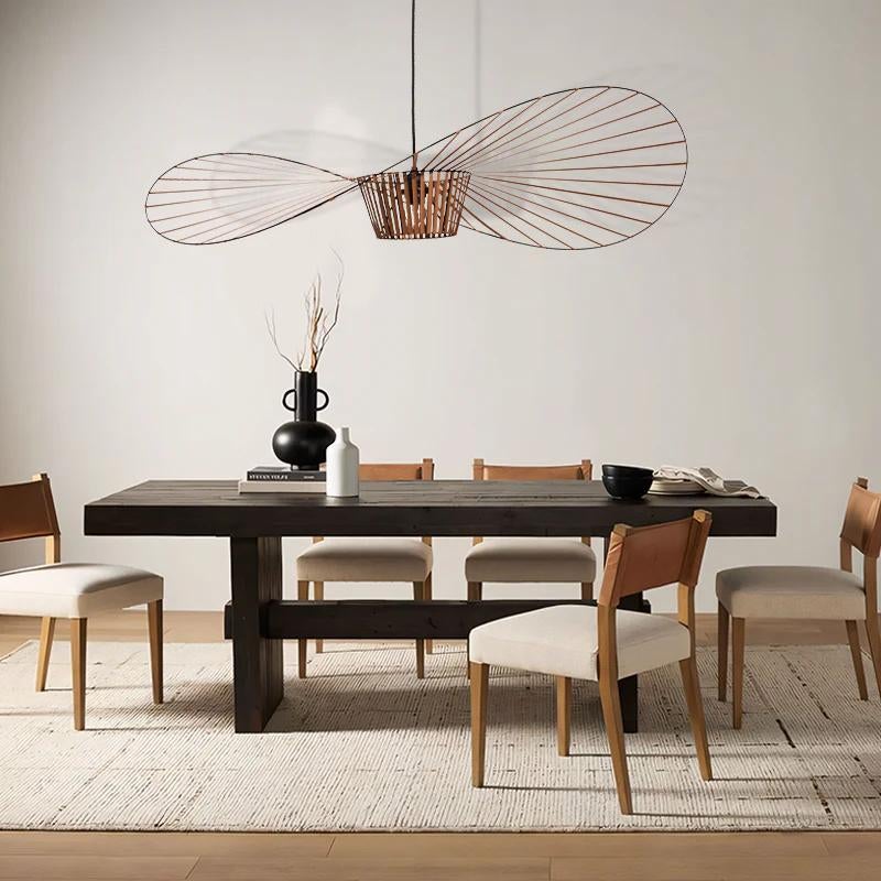 Te koop vertigo plafondlamp bruin 140cm- nieuw in doos, Huis en Inrichting, Ophalen, Nieuw