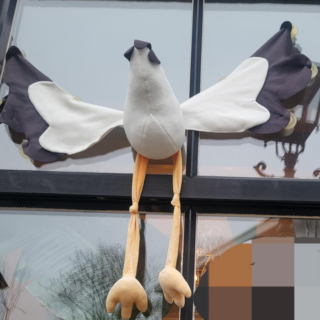 Raam ooievaar - Geboorte aankondiging - Prenatal, Kinderen en Baby's, Kraamcadeaus en Geboorteborden, Ophalen of Verzenden, Gebruikt