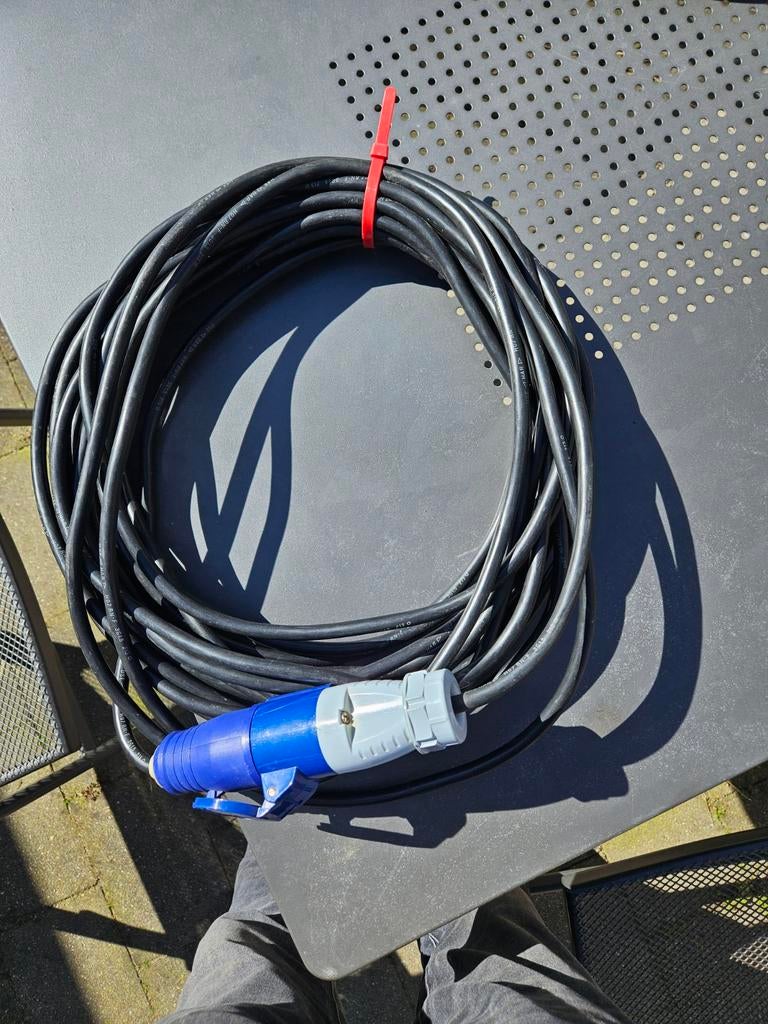 Verlengsnoer 20m Ra IP44 Neopreen 3x1.5 Zwart