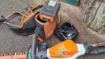 Stihl HSA 94 R en T scharenset met toebehoren, Tuin en Terras, Ophalen, Stihl, Gebruikt, Accu