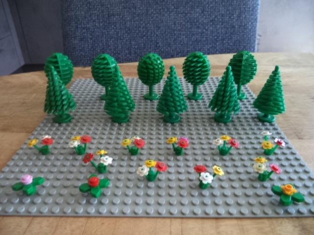 lego bomen en bloemen, City, Lego, Ophalen of Verzenden, Zo goed als nieuw