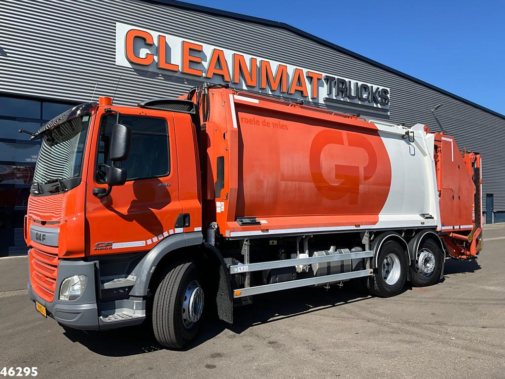 DAF FAN CF 290 Euro 6 Geesink 24m³ (bj 2015), Auto's, Vrachtwagens, Automaat, Parkeercamera, Euro 6, Diesel