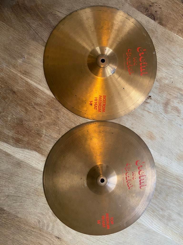 Meinl 100 Spezial 14” hihats, Ophalen of Verzenden, Gebruikt, Overige merken