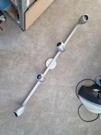 Rail 100 cm met 4 Spots (led) Philips, Ophalen, Metaal of Aluminium, Zo goed als nieuw, Led