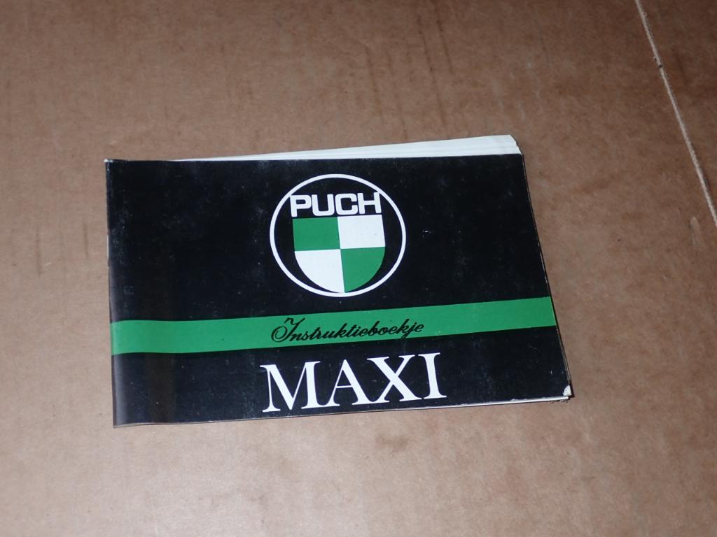 Puch Maxi Instruktieboekje (Eigenaars Handleiding), Verzenden