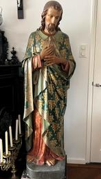 Levensgroot ant 184  cm hg Heilige Jozef Jezus heiligenbeeld, Antiek en Kunst, Ophalen