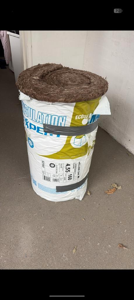 Knauf Isolatie Glaswol 210x60x16cm met Spijkerflenzen, Doe-het-zelf en Verbouw, Isolatie en Afdichting, Nieuw, Vloerisolatie, Muurisolatie