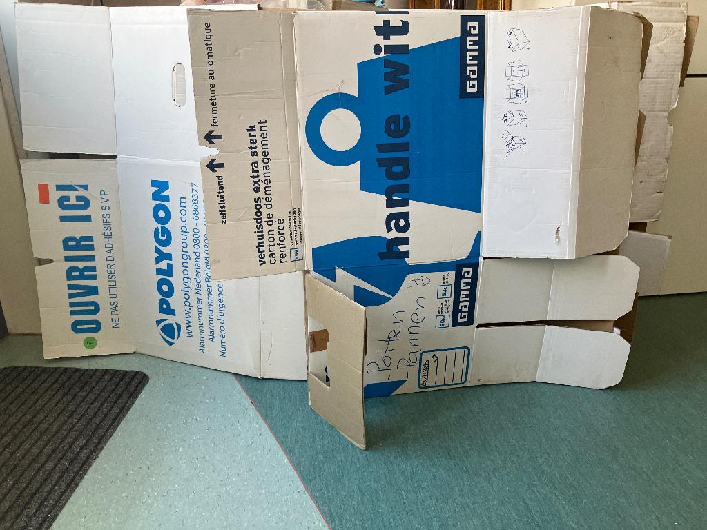 3 verhuisdozen gratis ophalen, Ophalen, 40 tot 60 cm, Opvouwbaar, 50 tot 75 cm