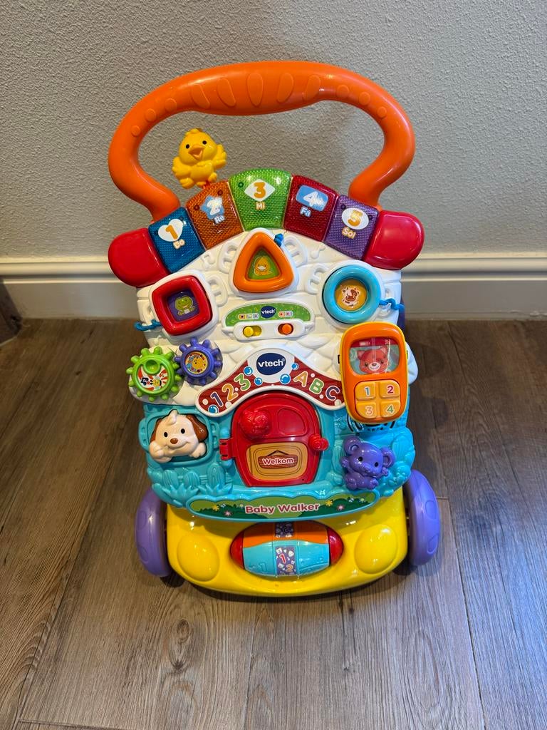 VTech Baby Walker - Interactieve Loopwagen, Kinderen en Baby's, Speelgoed | Vtech, Ophalen of Verzenden, Gebruikt, 6 maanden tot 2 jaar