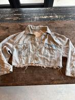Stradivarius Cropped Denim Jasje - Maat XS, Kleding | Dames, Ophalen of Verzenden, Zo goed als nieuw, Maat 34 (XS) of kleiner
