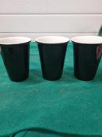 mokken zwart swan aardewerk drie stuks, Ophalen of Verzenden