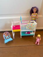 Barbie Skipper babysitter, Kinderen en Baby's, Speelgoed | Poppen, Ophalen of Verzenden, Zo goed als nieuw, Barbie