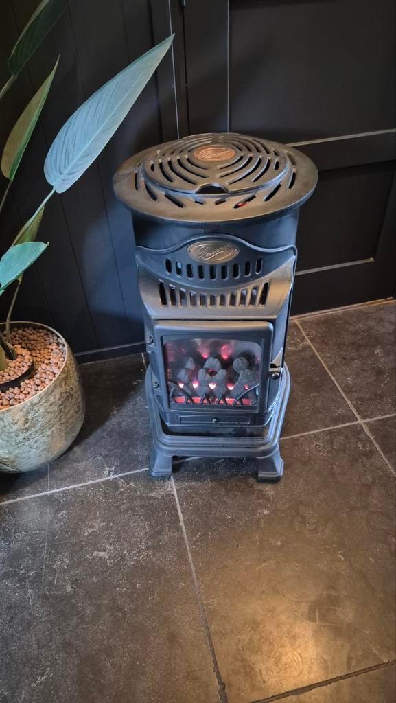 Provence Gaskachel + Gasfles | Direct klaar voor gebruik!, Ophalen, Gebruikt, Gas, Vrijstaand