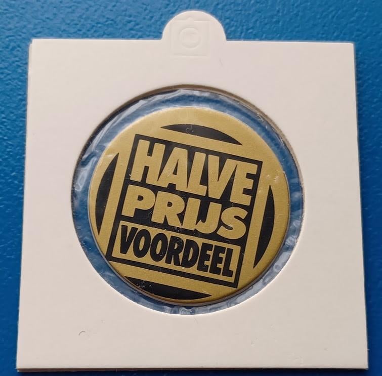 WG Gouden Munt Halve Prijs Voordeel, Verzenden, Overige materialen, Nederland