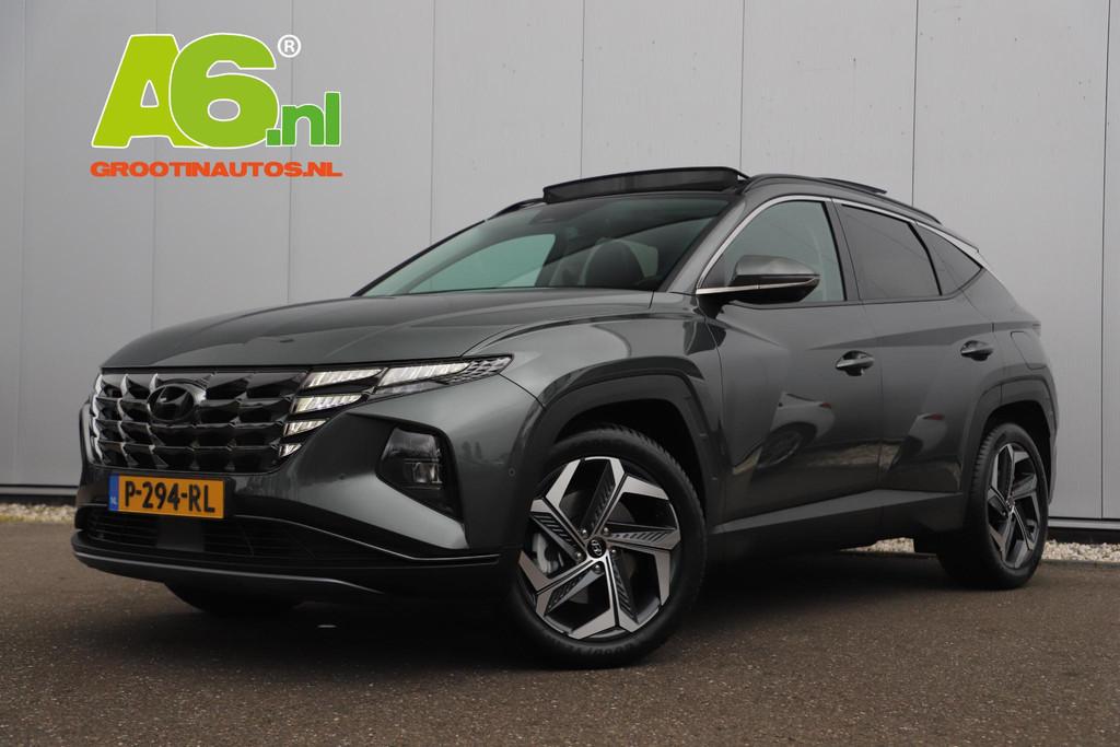 Hyundai Tucson 1.6 T-GDI HEV Premium Sky Automaat Panoramada, Gebruikt, Euro 6, 4 cilinders, Met garantie (alle)