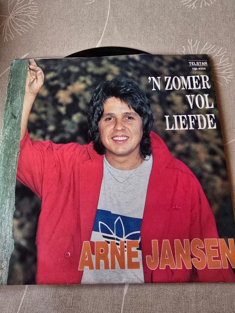 arne jansen n zomer vol liefde  telstar, Verzenden, Gebruikt, 7 inch, Levenslied of Smartlap
