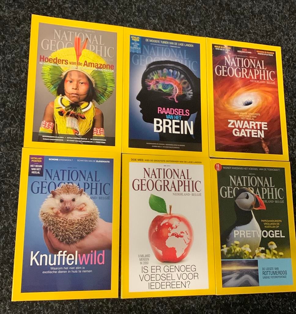 National Geographic magazine, 2014, 11 edities, Boeken, Ophalen of Verzenden, Zo goed als nieuw, Wetenschap en Natuur