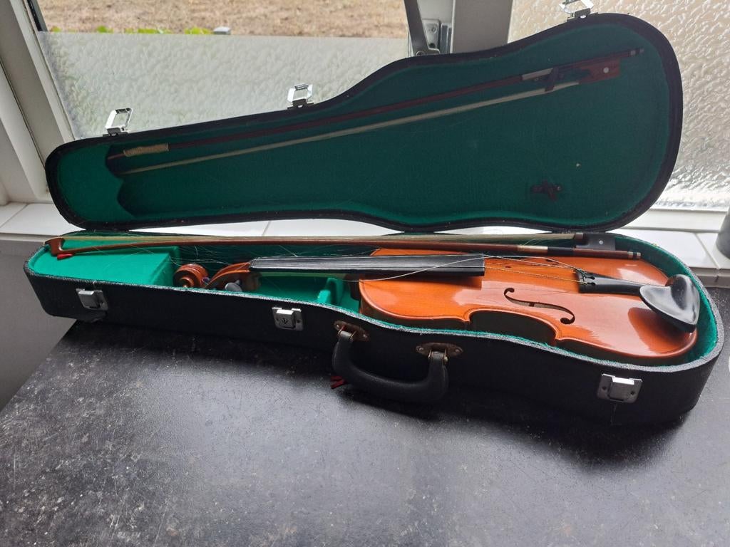 Viool met koffer en strijkstok, Muziek en Instrumenten, Strijkinstrumenten | Violen en Altviolen, Ophalen of Verzenden, 4/4-viool