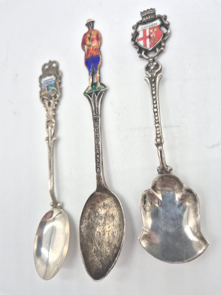 3 oude zilveren lepels, Verzenden