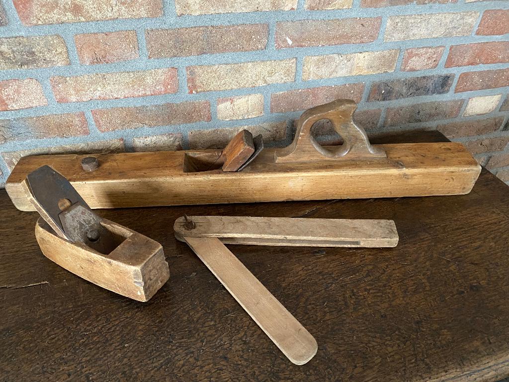 Vintage Nooitgedagt  houten gereedschap, Ophalen of Verzenden