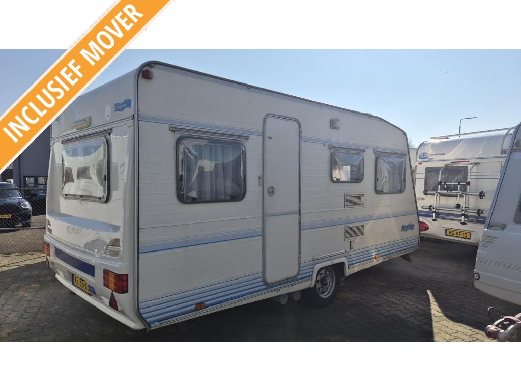 Caravelair Odyssea 472 volautomatische mover, voortent, Caravans en Kamperen, Caravans, Rondzit, Bedrijf, 750 - 1000 kg, Caravelair