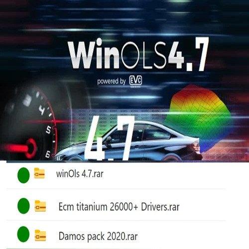 WinOLS  + Damos + ECM + KSuite + IMMO | Tuning Set USB STICK, Auto diversen, Ophalen of Verzenden