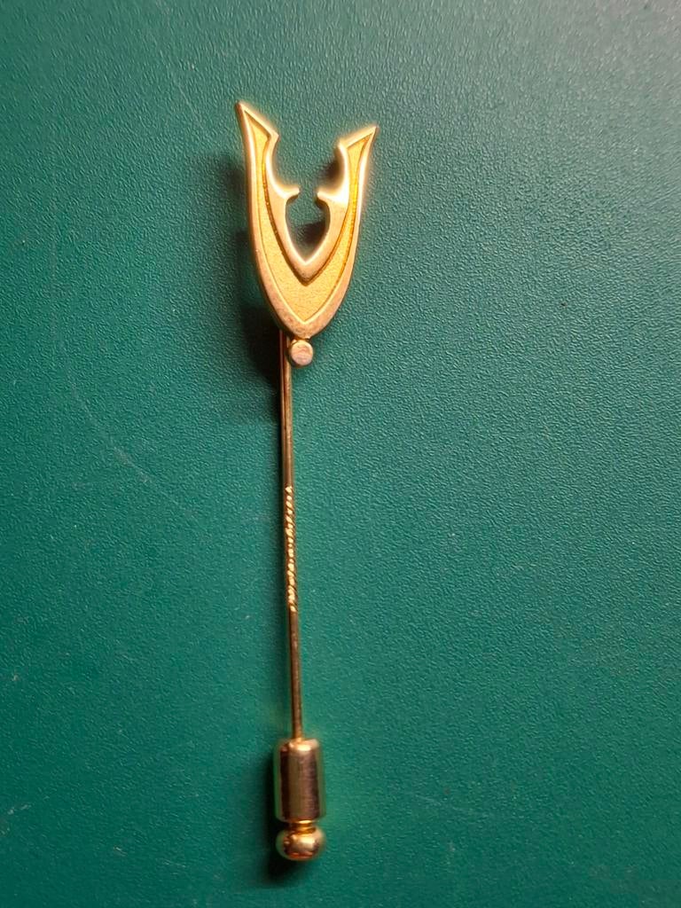 Dasspeld  goud op zilver, Ophalen of Verzenden