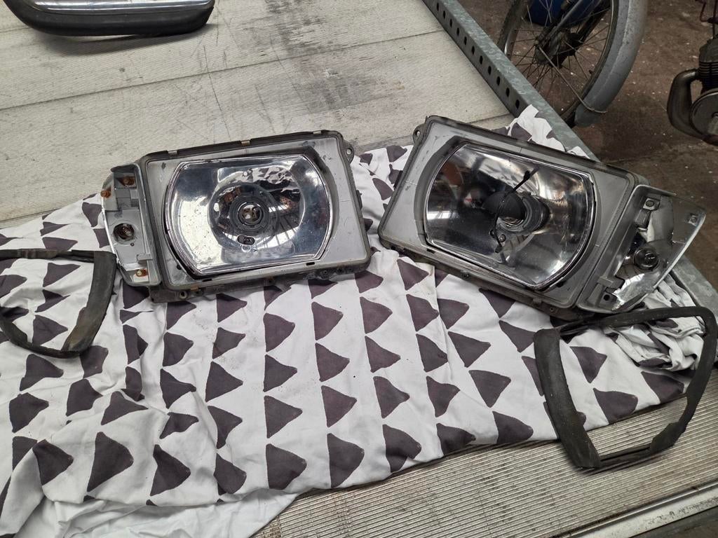 Mercedes w107 sl slc Europese koplampen, Verzenden, Gebruikt