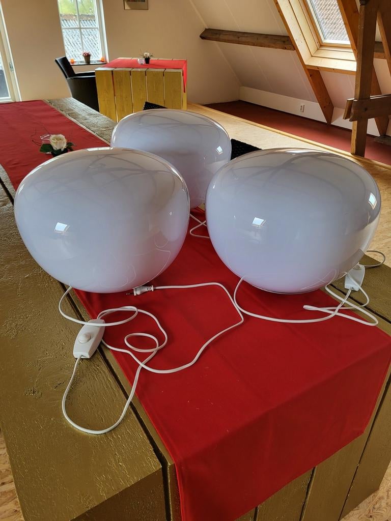 3x Jonisk Ikea vloerlampen, onbeschadigd wegens verhuizing, Ophalen, Kunststof, Modern, Scandinavisch, Zo goed als nieuw