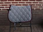QHP Saddle Pad Check Grey GP Pony, Ophalen of Verzenden, Nieuw, Dekje