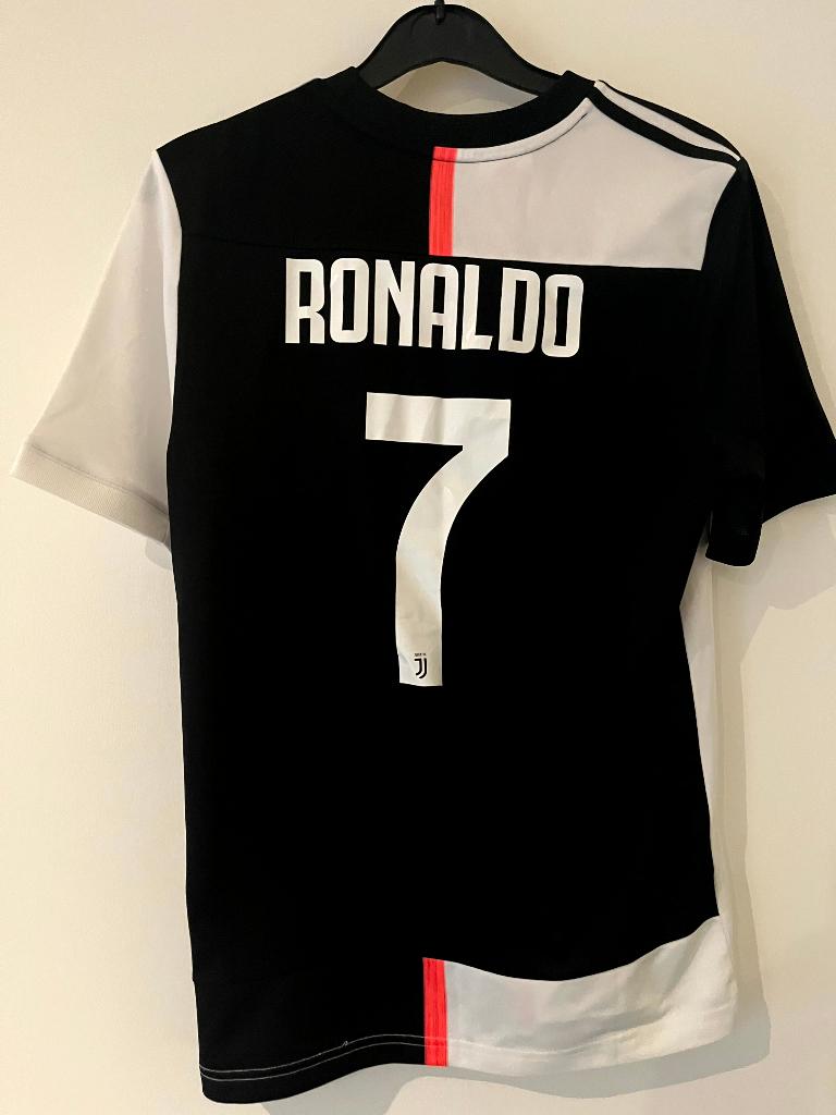 Juventus Ronaldo 7 thuisshirt 2019 2020 maat XS nieuwstaat, Verzenden, Zo goed als nieuw, Buitenlandse clubs, Shirt