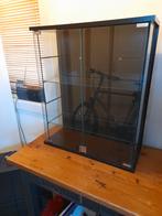Ikea vitrinekast met 2  glasplaatjes, Ophalen, Gebruikt, 50 tot 100 cm, 150 tot 200 cm