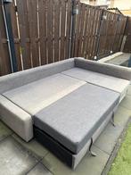 Gratis Hoekbank - Vuil maar functioneel, Huis en Inrichting, Ophalen, Gebruikt, Tweepersoons, Overige maten