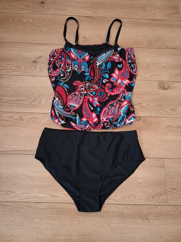 BONPRIX BPC OVERSIZED TANKINI MAAT 48, Overige typen, Bonprix, Verzenden, Zwart