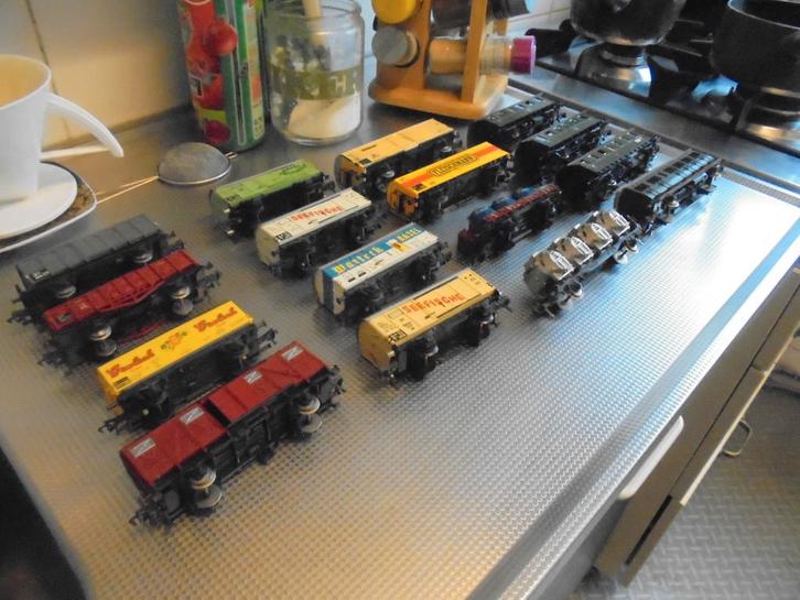 Fleischmann wagons leuke partij  ho, Hobby en Vrije tijd, Modeltreinen | H0, Gebruikt, Wagon, Gelijkstroom, Fleischmann, Analoog