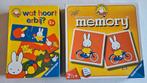 Nijntje puzzel en Nijntje memory XL, Ophalen, Zo goed als nieuw, Speelkaart(en)