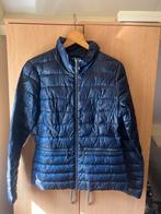 Donkerblauwe gewatteerde jas merk Beaumont mt 40 getailleerd, Ophalen of Verzenden, Zo goed als nieuw, Maat 38/40 (M), Blauw