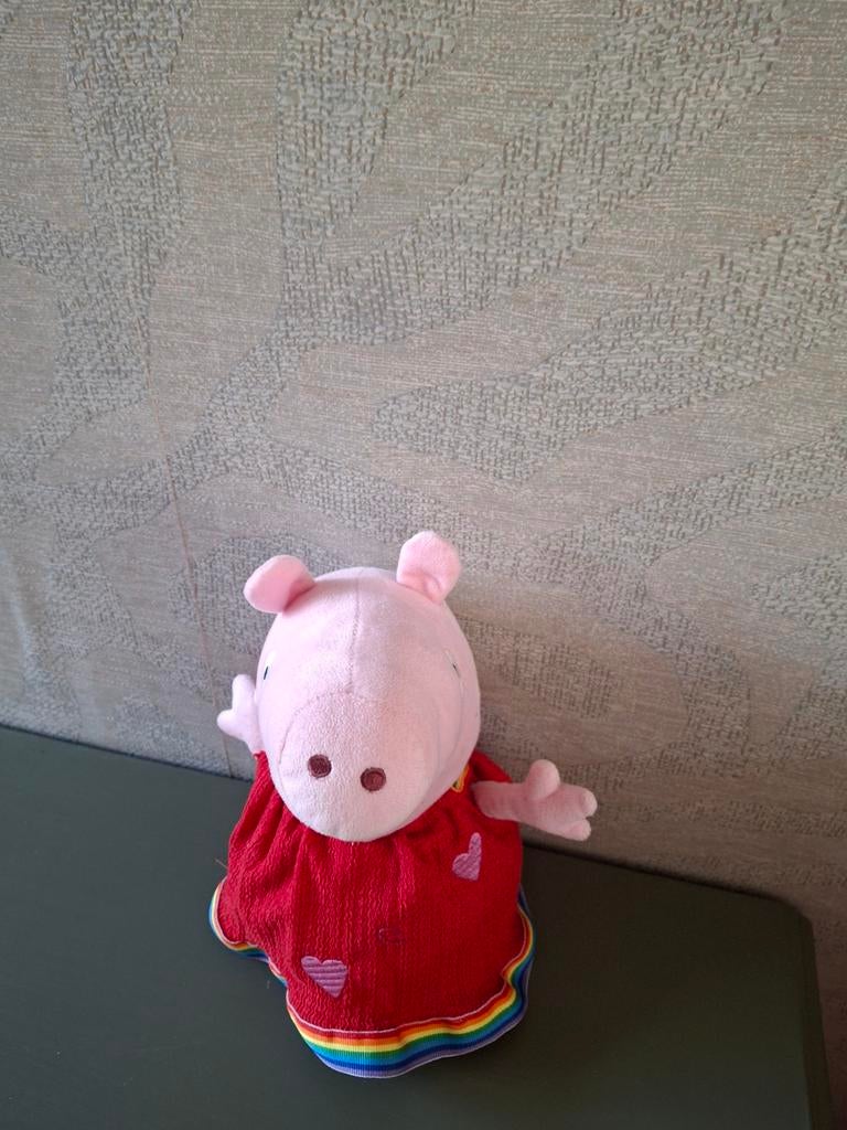 Schattig Peppa Pig Knuffel, Kinderen en Baby's, Ophalen of Verzenden, Zo goed als nieuw, Koe