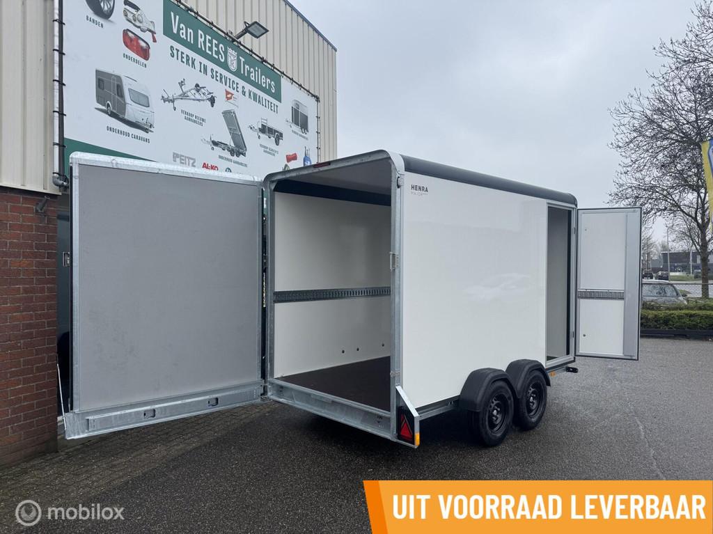 Henra Gesloten 356x183x220 3500 klep/deur zijdeur Led, Auto diversen, Aanhangers en Bagagewagens, Nieuw