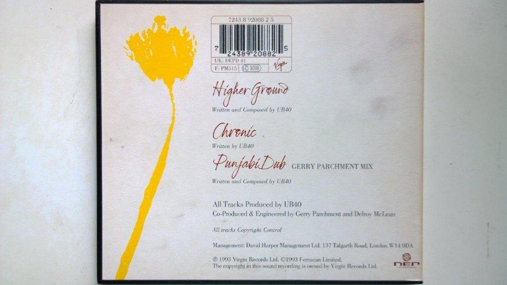 UB40 - Higher Ground, Maxi-single, Ophalen of Verzenden, Zo goed als nieuw, 1 single