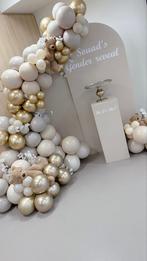 Decoratie set - Gender reveal - Beige - Backdrops - Verhuur, Ophalen, Zo goed als nieuw, Overige
