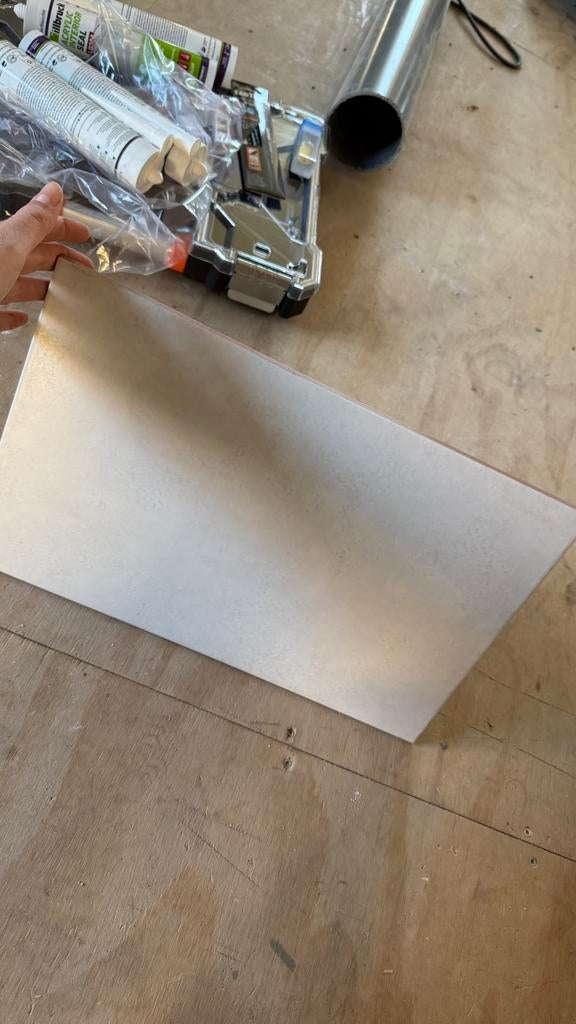 Gratis witte tegels., Ophalen, Gebruikt