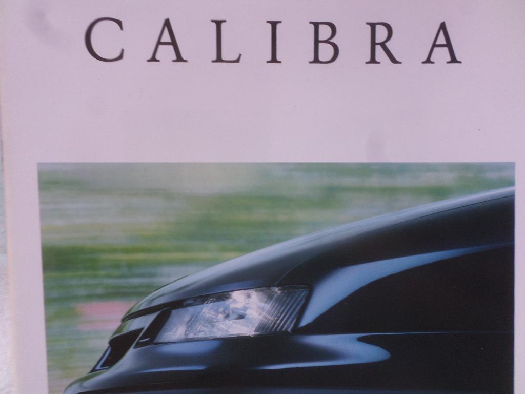 Opel Calibra 2.0i & 16v & Turbo & V6 1993 1994 Brochure, Ophalen of Verzenden, Zo goed als nieuw, Opel