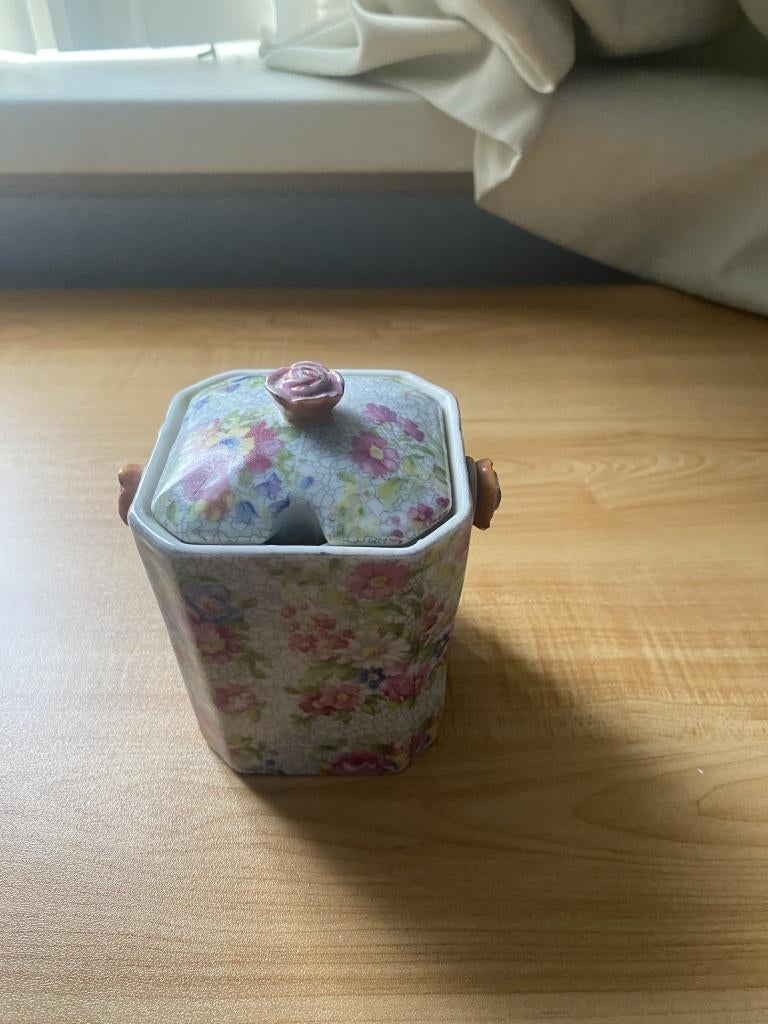 Mille Fleur suikerpot, Antiek en Kunst, Ophalen of Verzenden